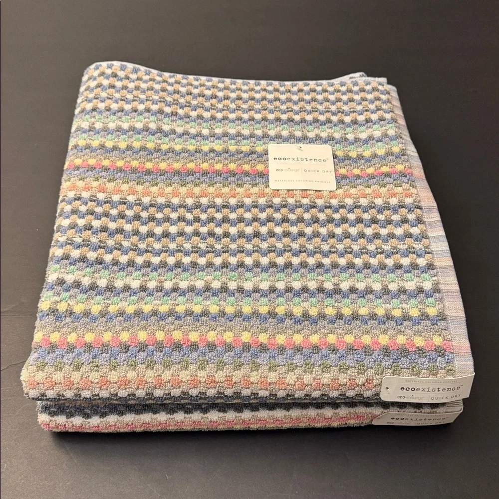 4pc ECOEXISTENCE Eco-Melange Quick Dry Bath Towel Set - WaterlessColoringProcess - Picture 2 of 9